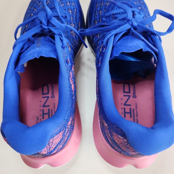 Under Armour Flow Velociti Wind 2 Running Shoes Blue/Pink - 11 - Picture 2 of 6